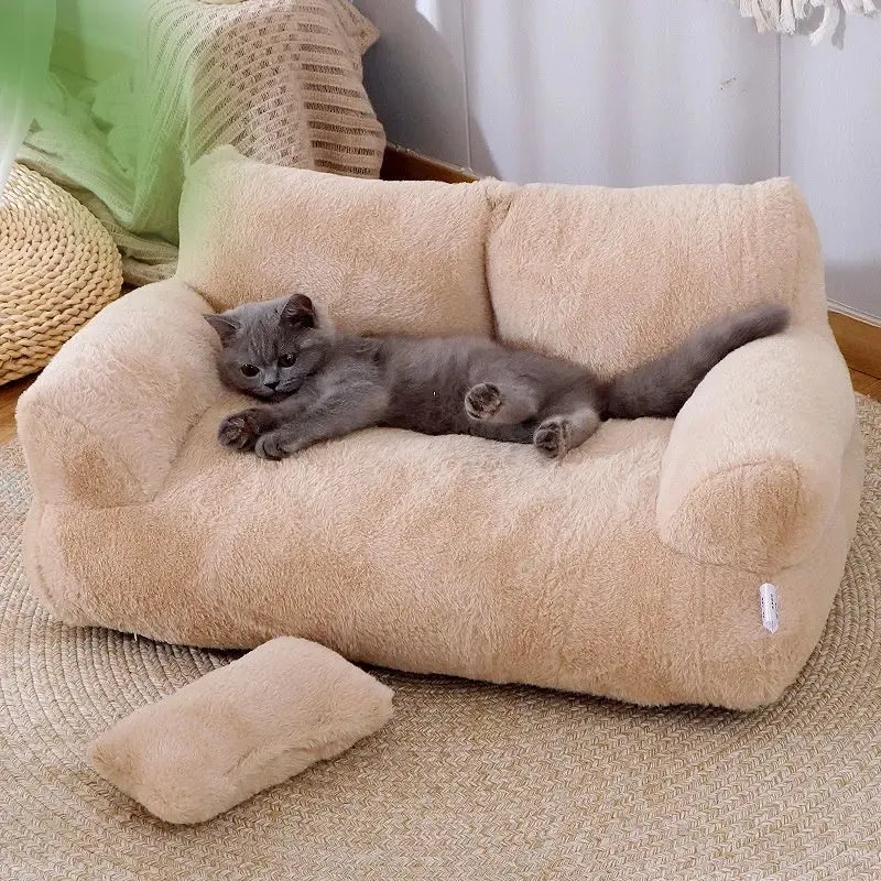 Luxury Cat Bed Sofa Winter Warm Cat