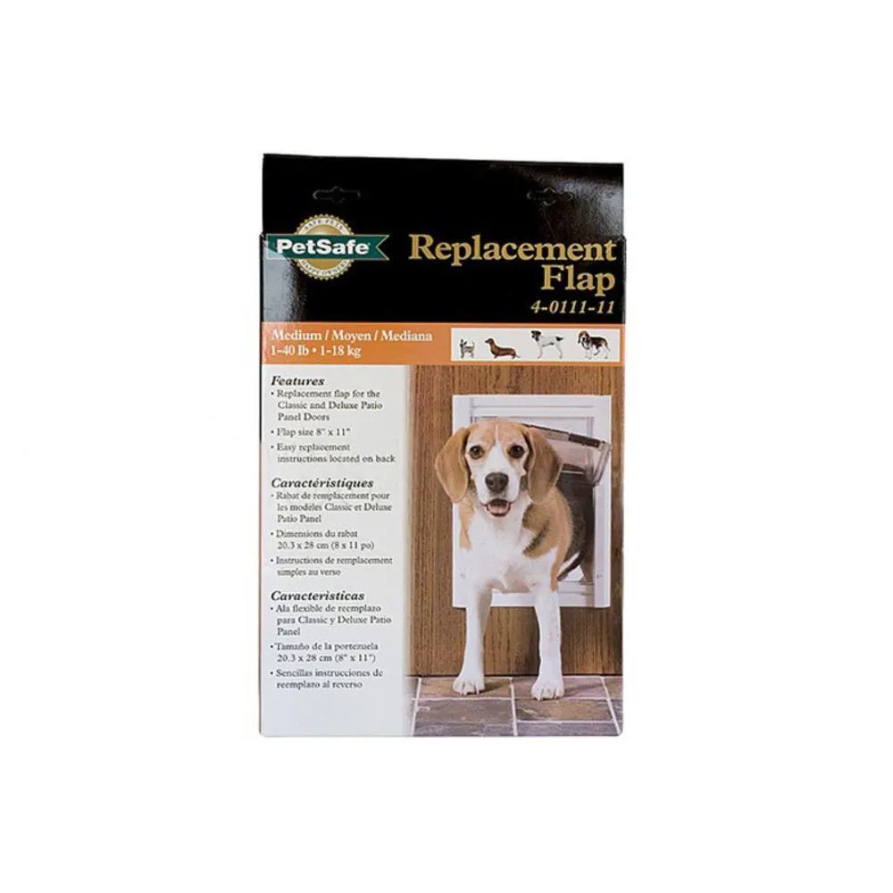 Replacement Flaps for Deluxe Series Pet Door For Cats Up To 15 lb.s and Small Dogs Up To 7 lbs.
